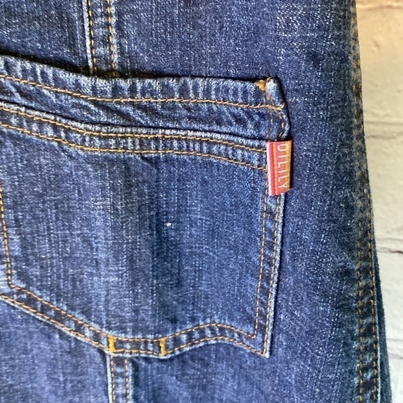 Oilily Girls Bohemian Jean Denim Wrap Dress with Faux Fur Collar Size 12Y - Picture 12 of 15